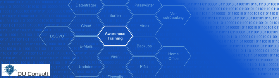 Cyber Security Awareness Training mit thematischen Inhalten